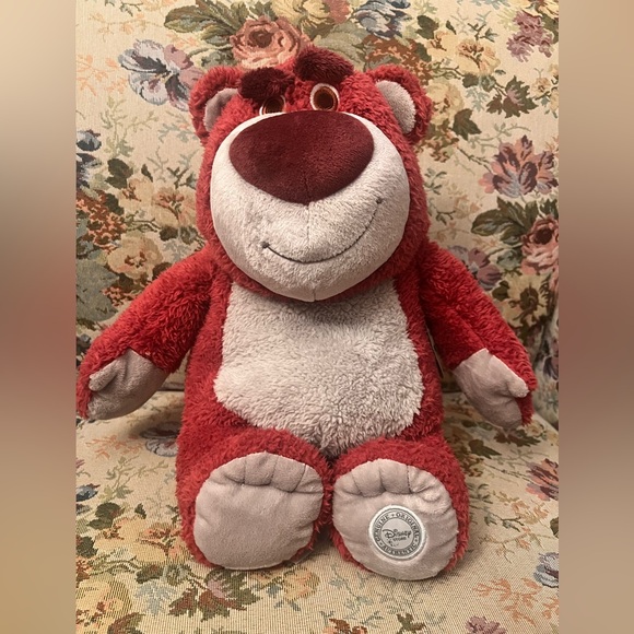 NWT - Toy Story - Lotso Scented Plush - Smells like Strawberries! - Picture 1 of 3